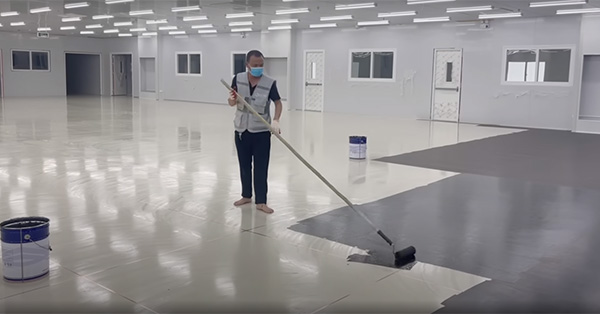 Sơn epoxy sàn nhà xưởng tại Quảng Ninh