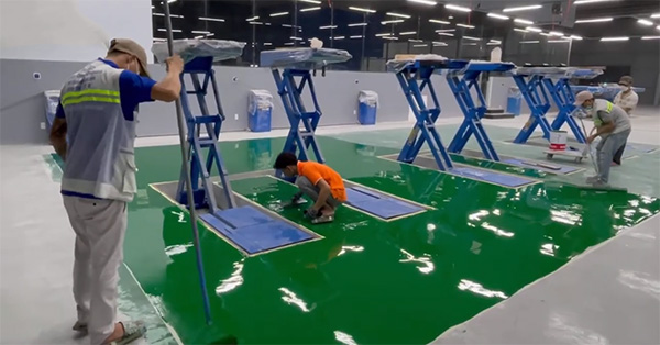 Thi công sơn epoxy chuyên nghiệp tại Quảng Ninh