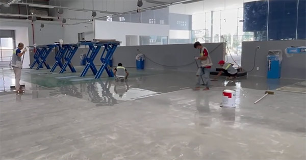 Thi công sơn epoxy keraseal ADO122 chuyên nghiệp chất lượng cao